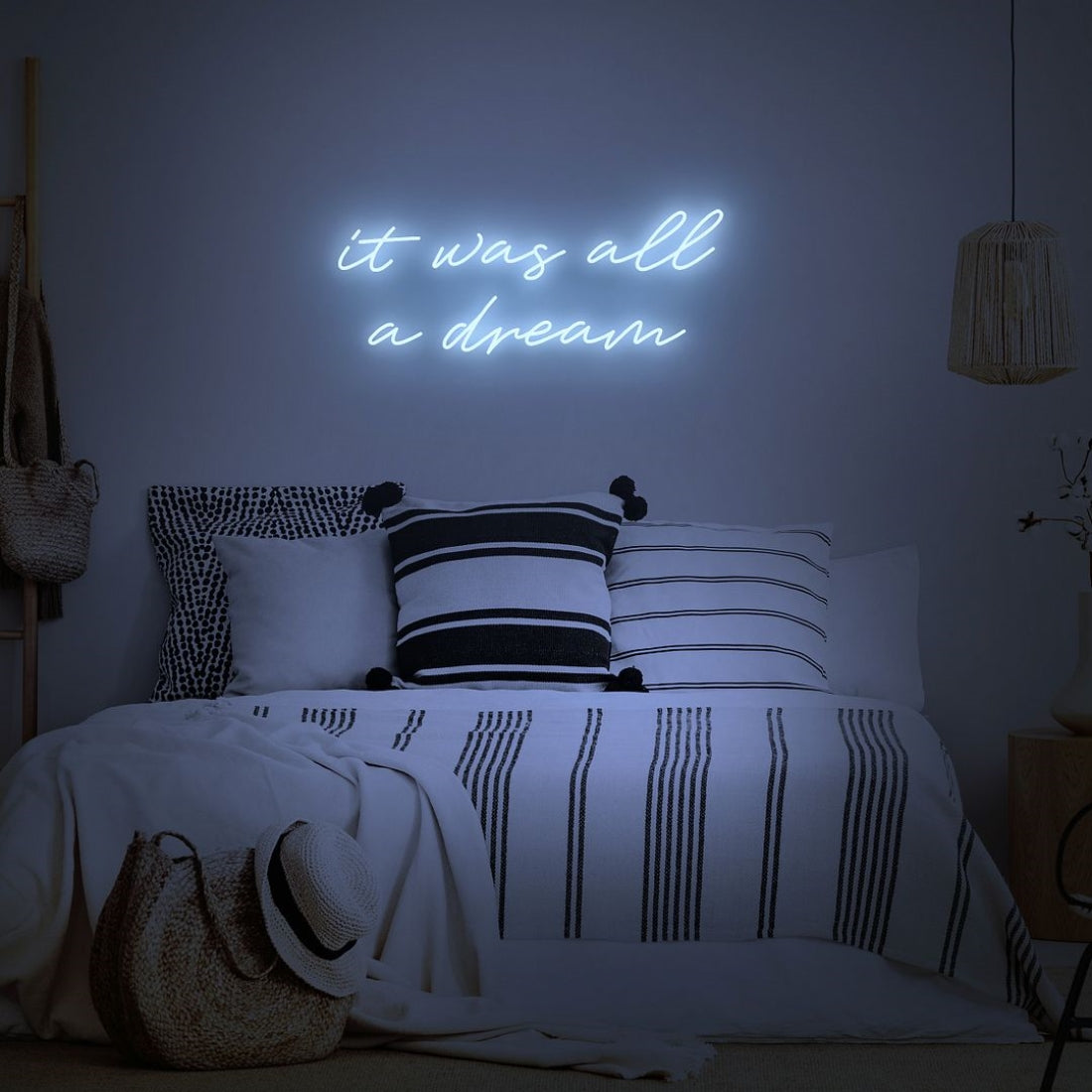 It Was All A Dream Led Sign Business Neon Signs Wall Decor