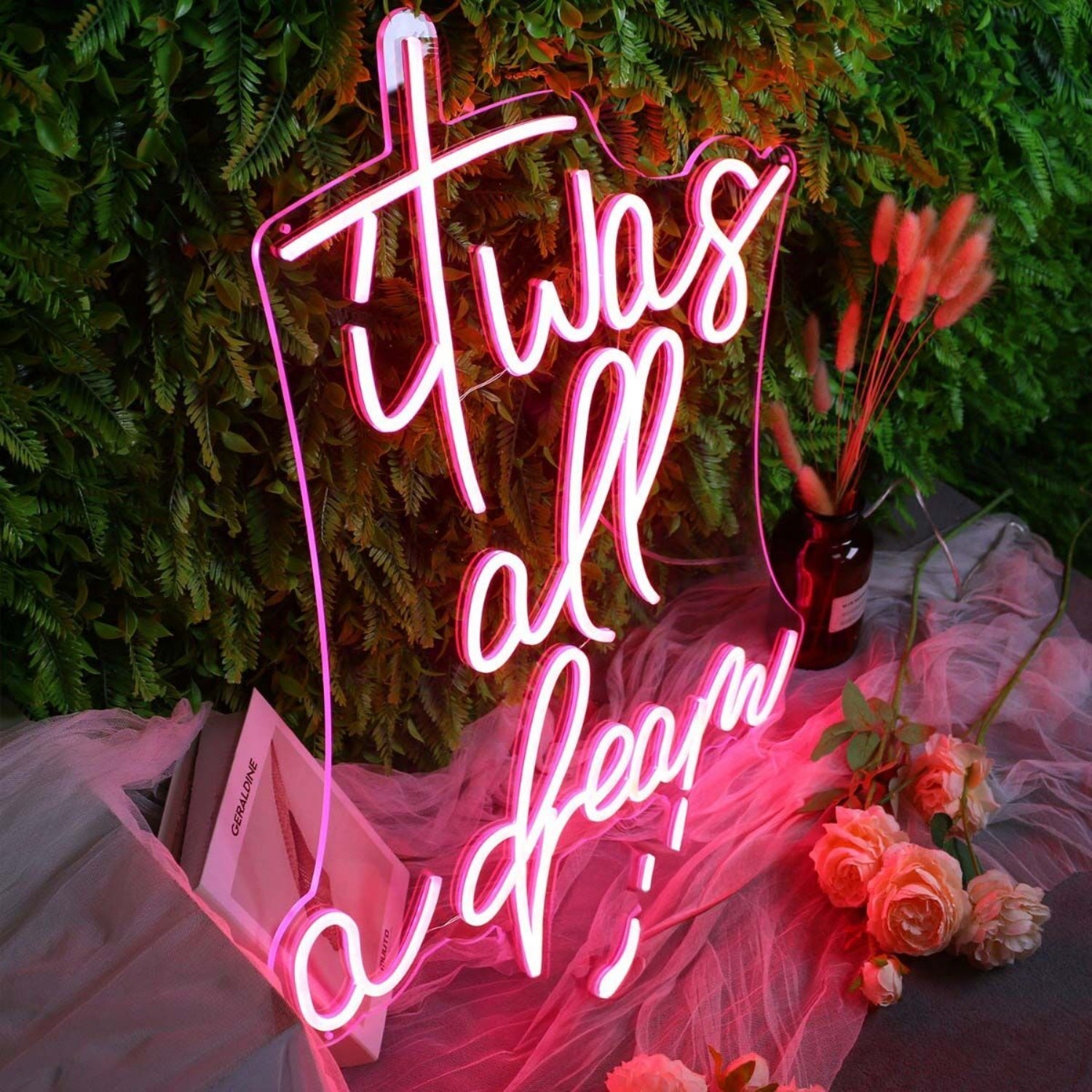 It Was All A Dream Red Led Neon Sign - Shineneon