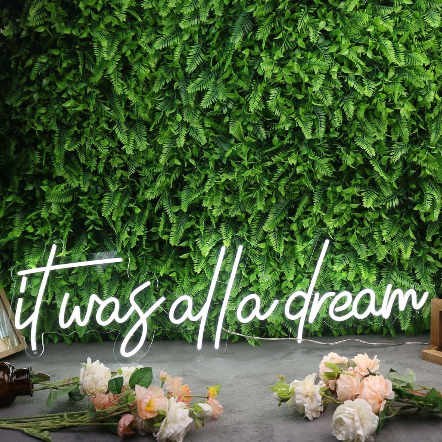 It Was All A Dream White Custom Led Neon Sign - Shineneon