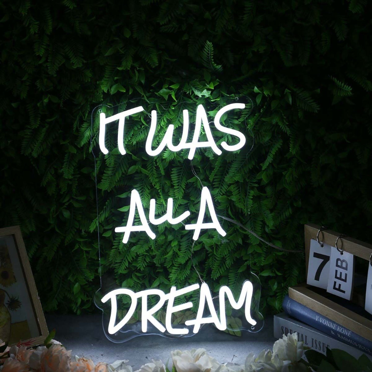 It Was All A Dream White Led Neon Sign - Shineneon