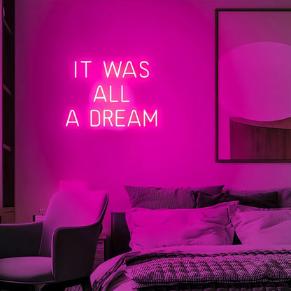 It Was All A Dream With Dreamy Neon Vibes - Shineneon