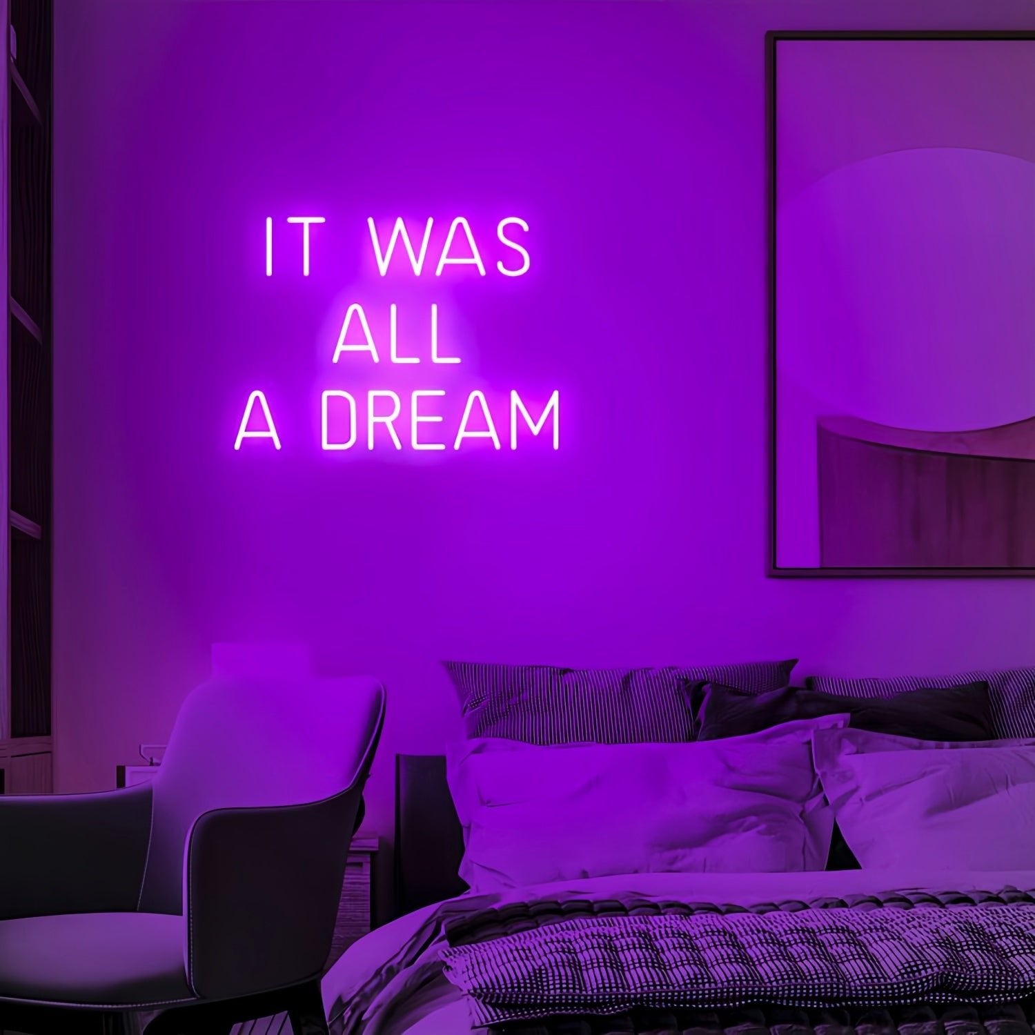 It Was All A Dream With Dreamy Neon Vibes - Shineneon