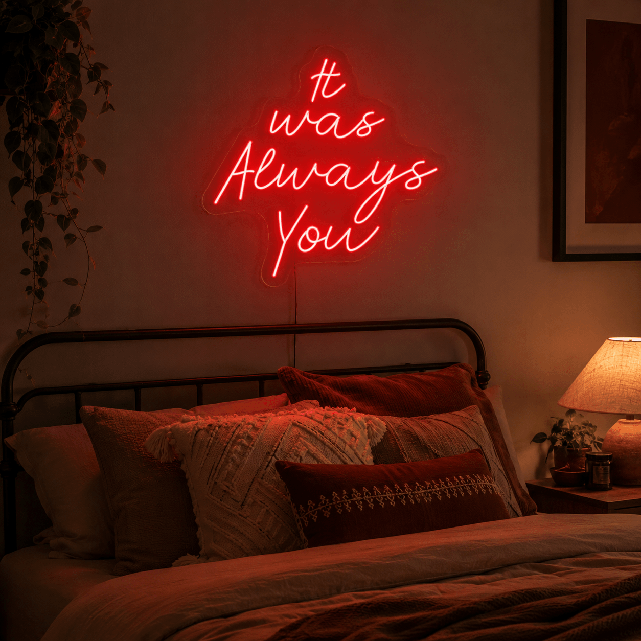 It Was Always You LED Neon Sign Bedroom Wall Art - Shineneon