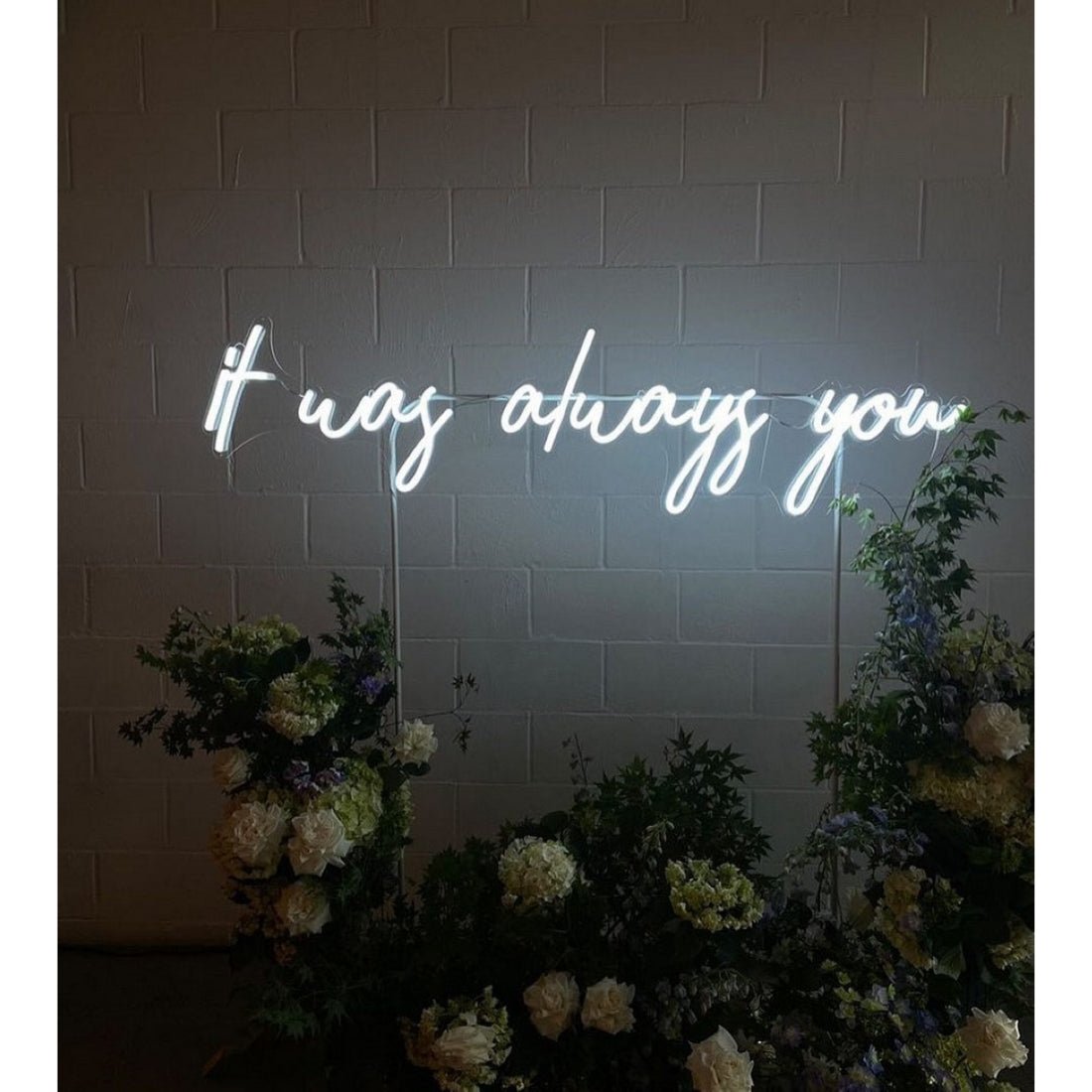 It Was Always You Led Sign Business Neon Signs Wall Art Decor - Shineneon