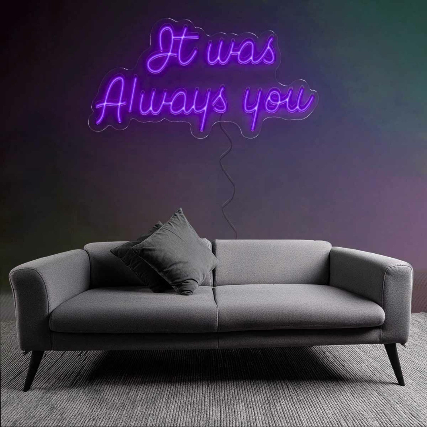 It Was Always You Wedding Neon Sign Illuminate Your Love Story | Shineneon