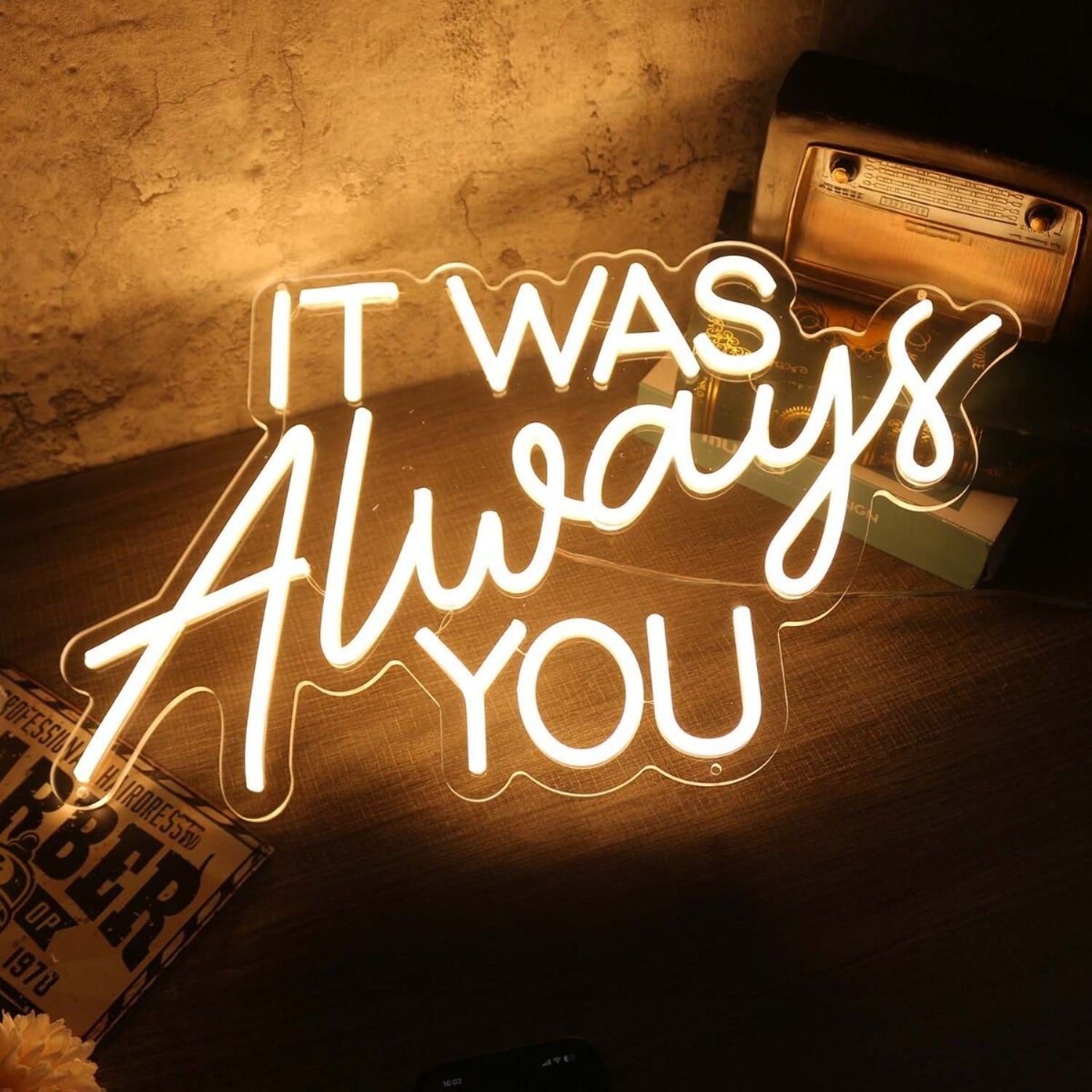 It Was Always You Yellow Custom Led Neon Sign - Shineneon