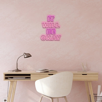 It Will Be Okay Led Neon Signs Wall Art | Shineneon