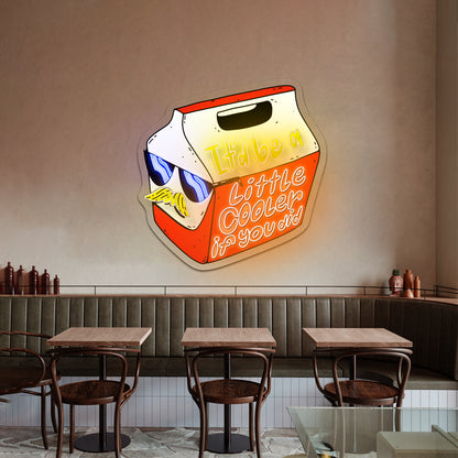 Its A Colourful World Artwork Room Lights Neon