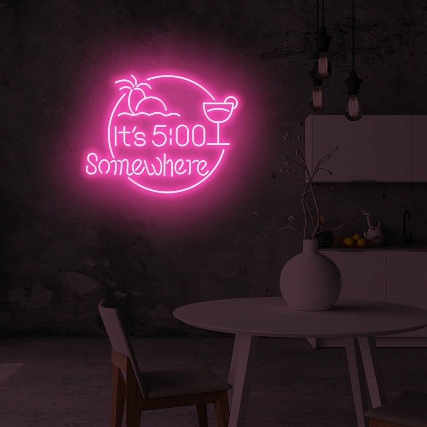 Its 5 Somewhere Cocktails Led Neon Sign | Shineneon