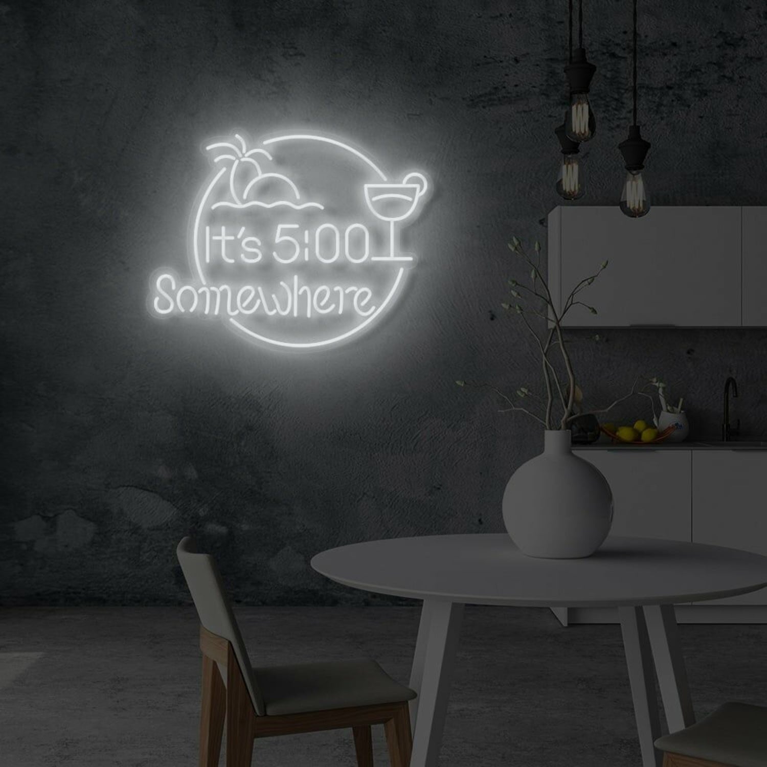 Its 5 Somewhere Cocktails Led Neon Sign | Shineneon