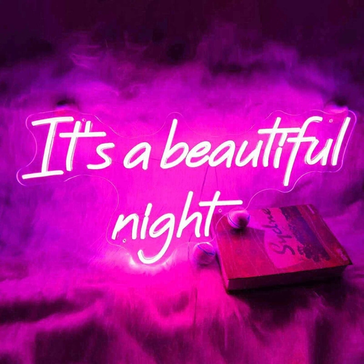Its A Beautiful Night Marriage Room Wall Neon Sign | Shineneon