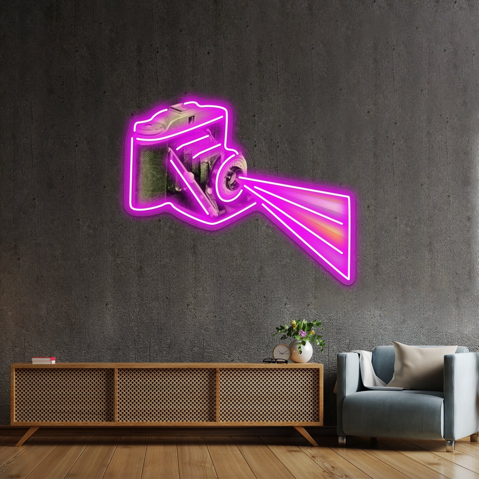 Its A Colourful World Artwork Room Lights Neon - Shineneon