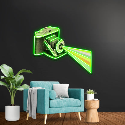 Its A Colourful World Artwork Room Lights Neon - Shineneon
