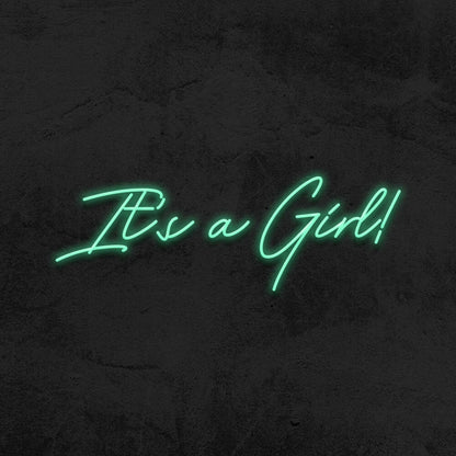 Its A Girl Babyshower Led Neon Sign | Shineneon