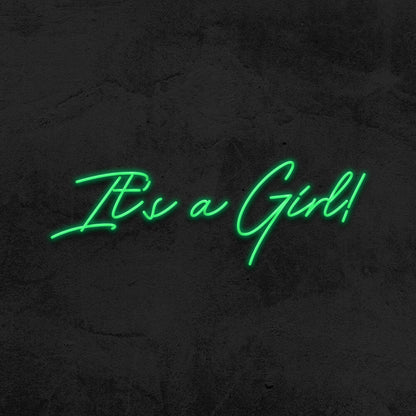 Its A Girl Babyshower Led Neon Sign | Shineneon