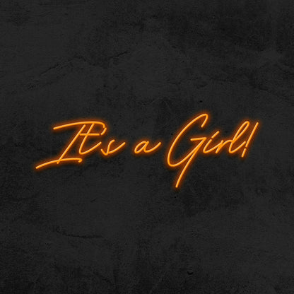 Its A Girl Babyshower Led Neon Sign | Shineneon