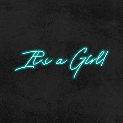 Its A Girl Babyshower Led Neon Sign | Shineneon