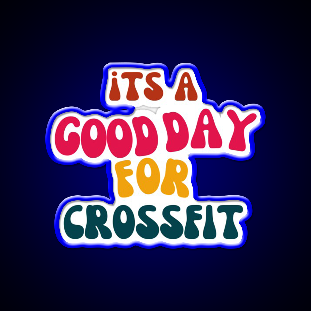 Its A Good Day For Crossfit Gym Fitness Led Neon Sign Rgb Color - LED neon sign view 5