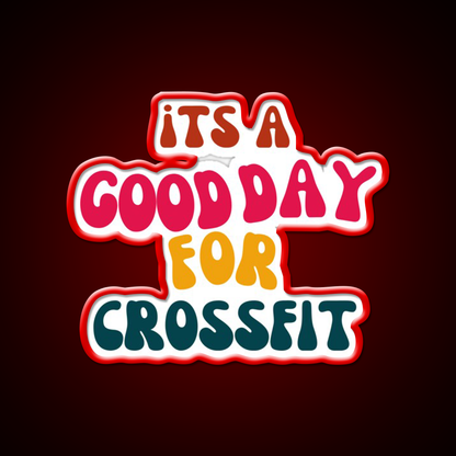 Its A Good Day For Crossfit Gym Fitness Led Neon Sign Rgb Color - LED neon sign view 10