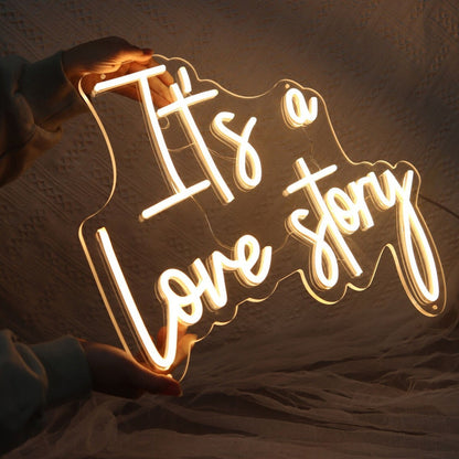 Its A Love Story Led Neon Light Sign | Shineneon