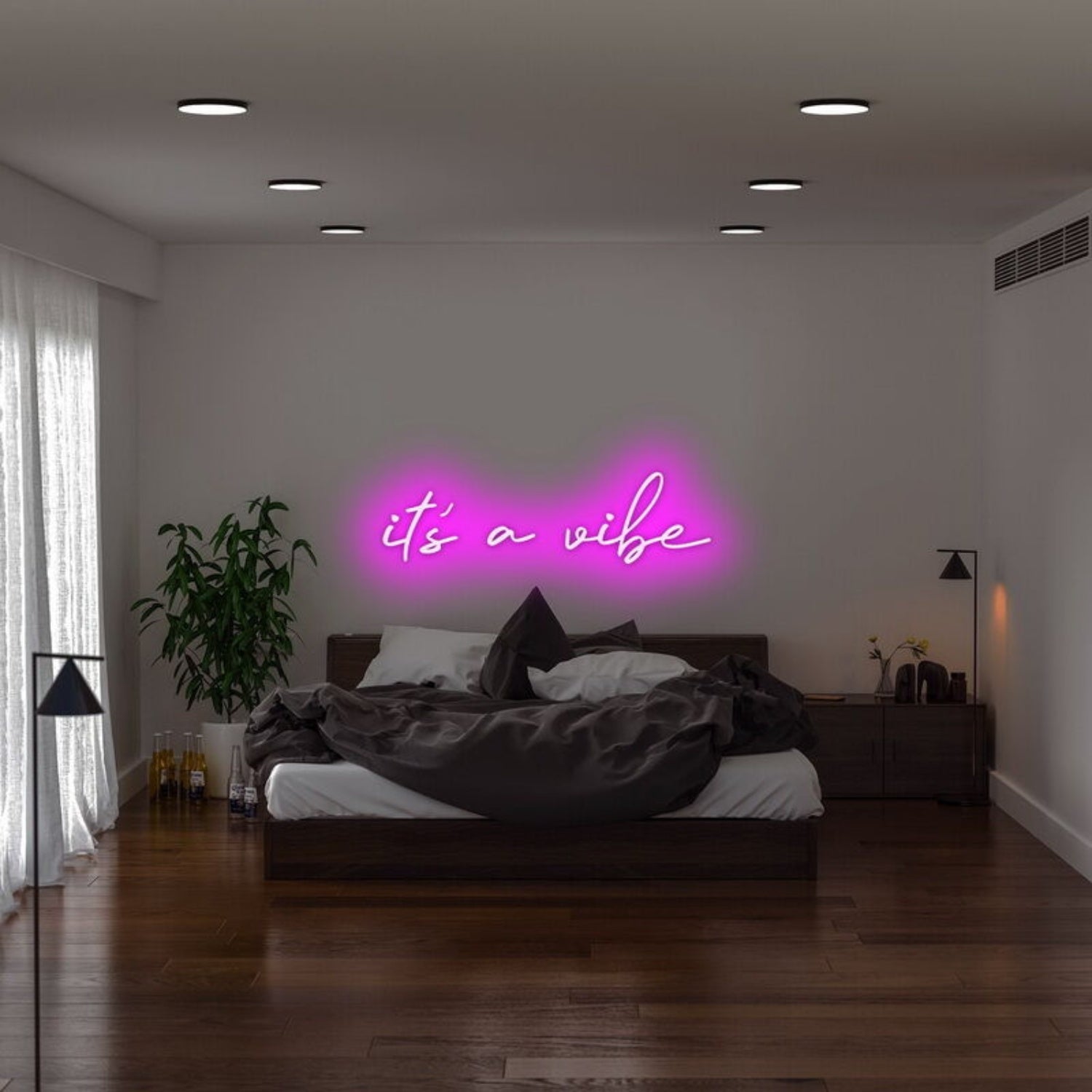 Its A Vibe Led Neon Sign Fcool And Relaxing Spaces | Shineneon