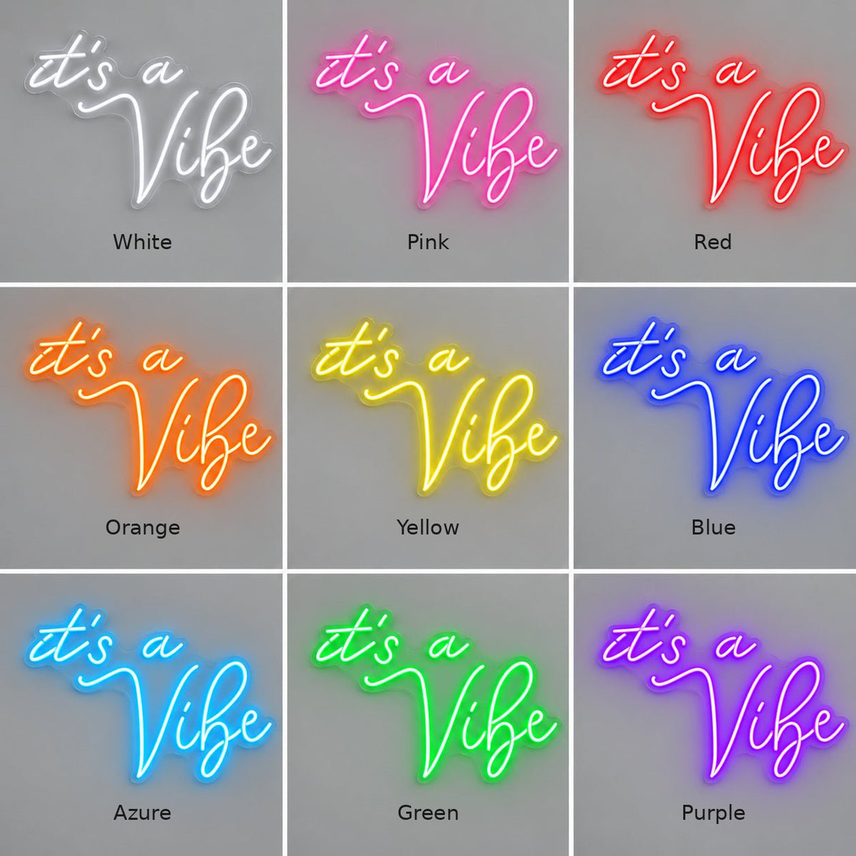 Its A Vibe Style 005 LED Neon Sign - Shineneon