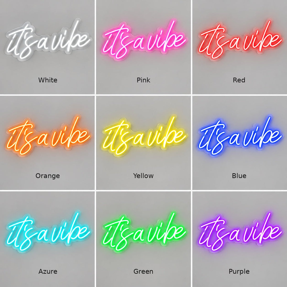 Its A Vibe Style 014 LED Neon Sign - Shineneon