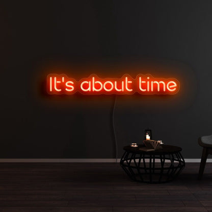 Its About Time1 Led Neon Sign | Shineneon