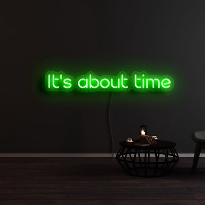 Its About Time1 Led Neon Sign | Shineneon