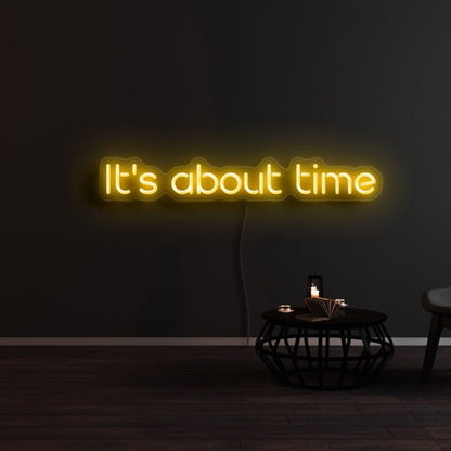 Its About Time1 Led Neon Sign | Shineneon