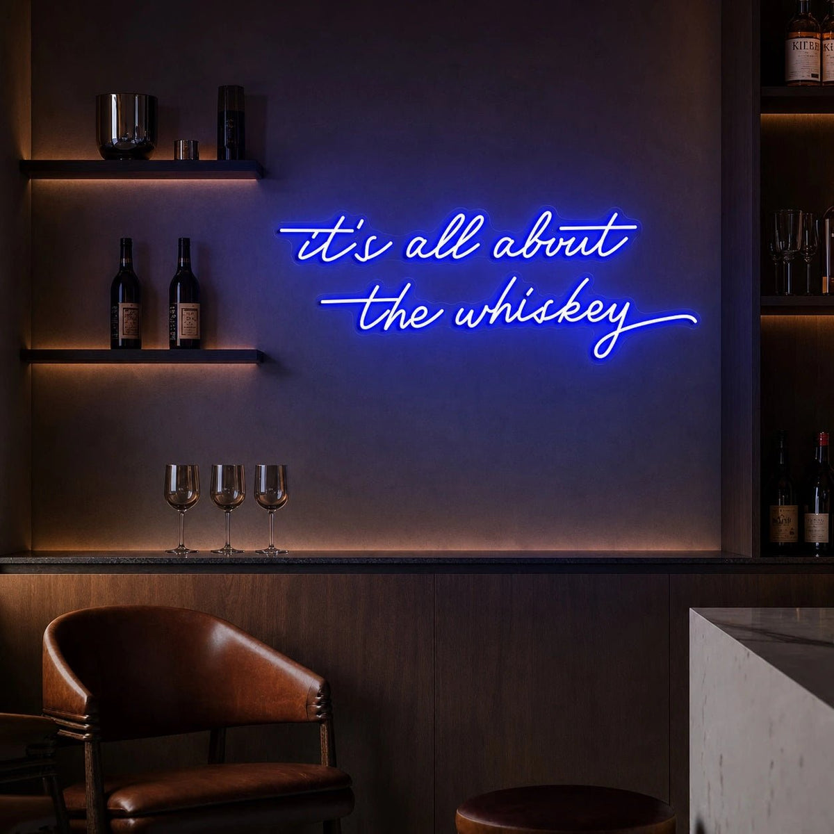 Its All About The Whiskey LED Neon Sign - Shineneon