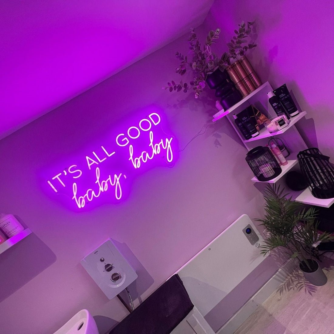Its All Good Baby Baby Led Sign Business Neon Sign Wall Decor - Shineneon