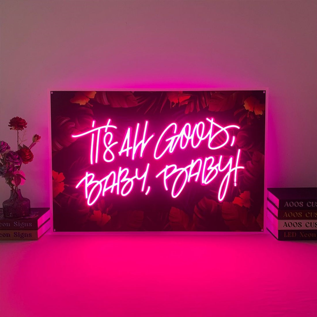 Its All Good Baby Baby Led Sign Business Neon Signs Wall Art