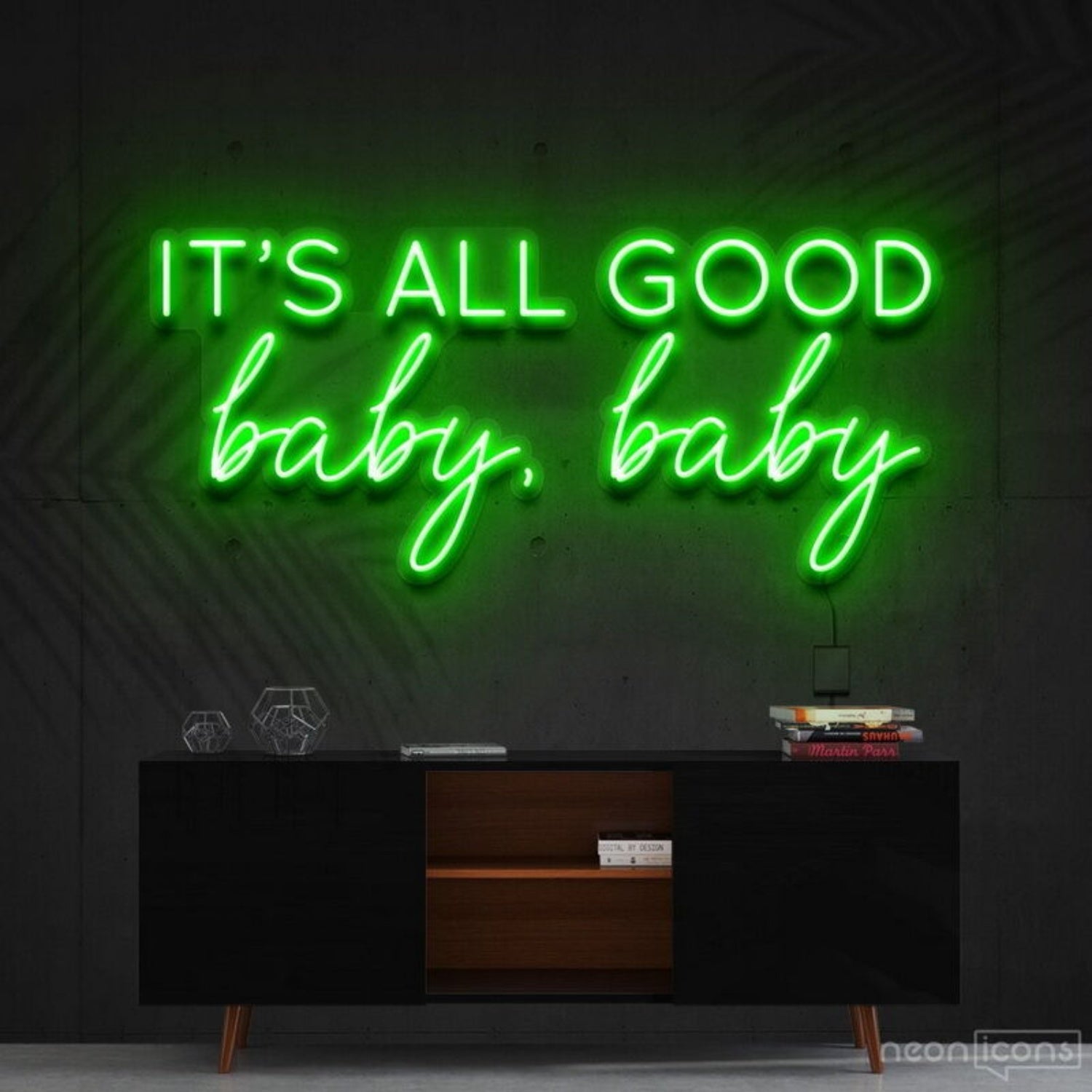 Its All Good Baby Baby Neon Sign For Positive And Fun Spaces | Shineneon
