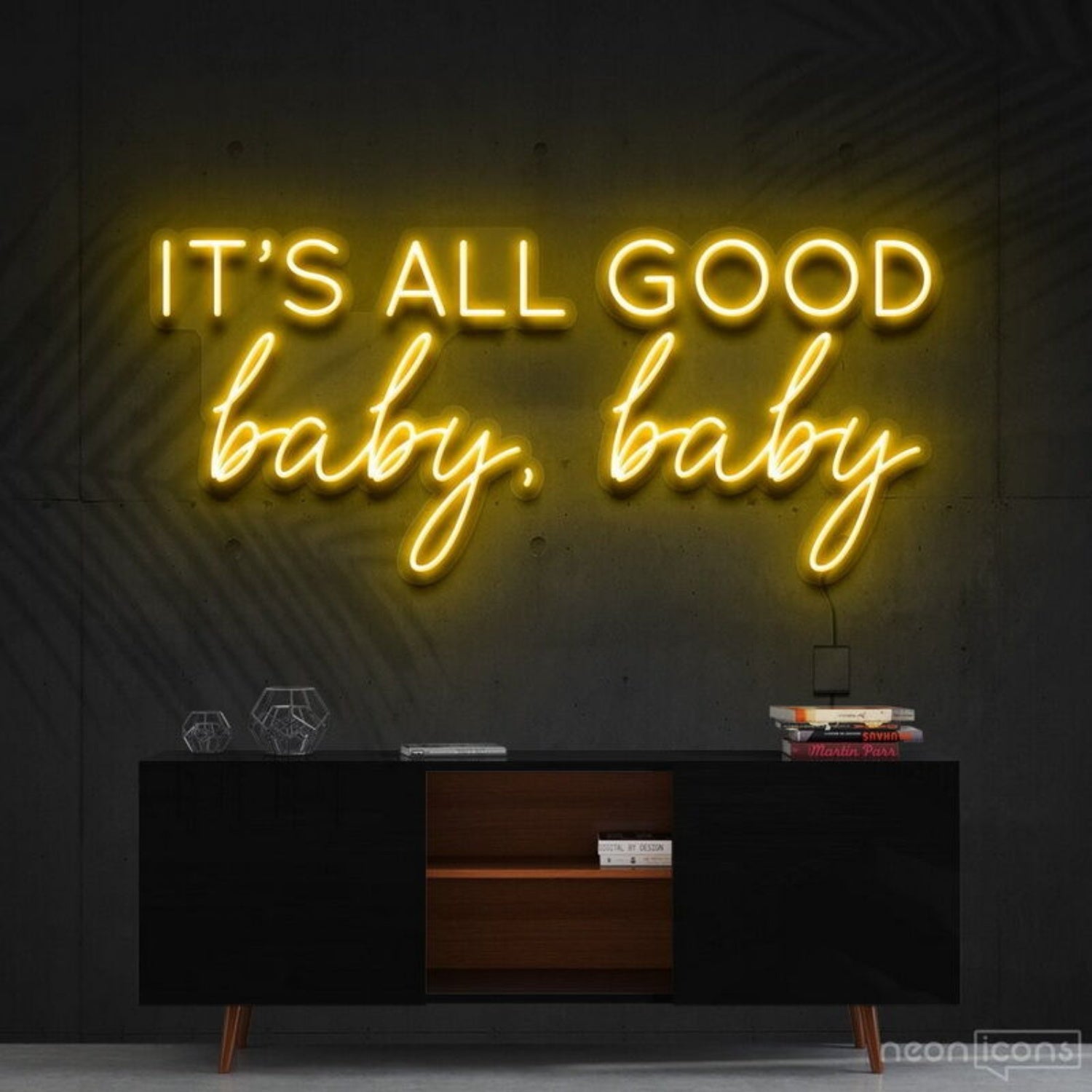 Its All Good Baby Baby Neon Sign For Positive And Fun Spaces | Shineneon