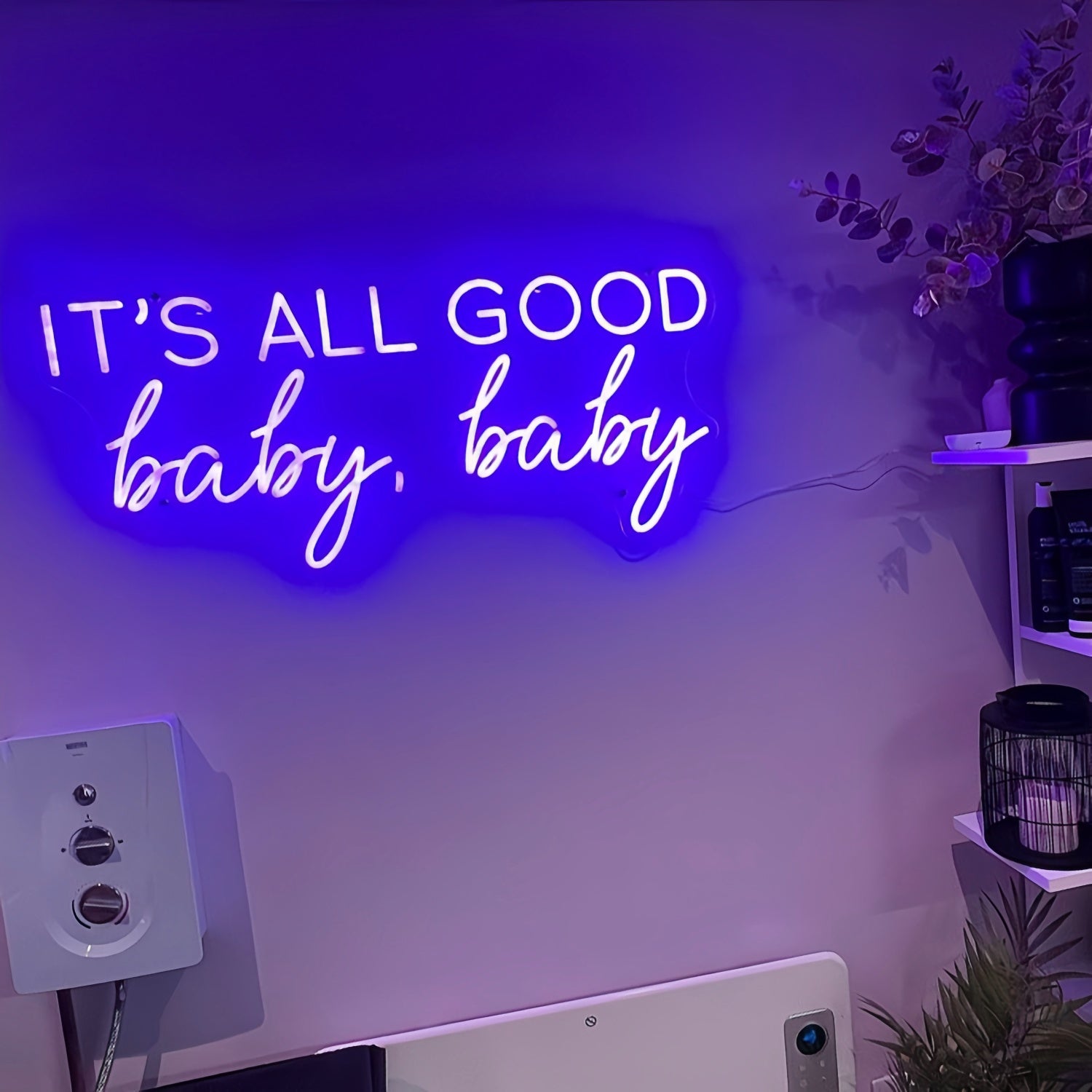 Its All Good Baby Baby Radiant Neon Sign | Shineneon