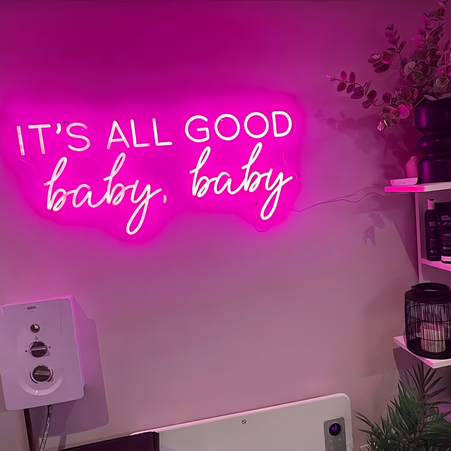 Its All Good Baby Baby Radiant Neon Sign | Shineneon