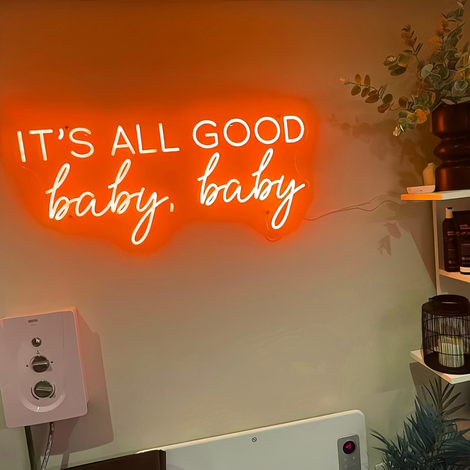 Its All Good Baby Baby Radiant Neon Sign | Shineneon