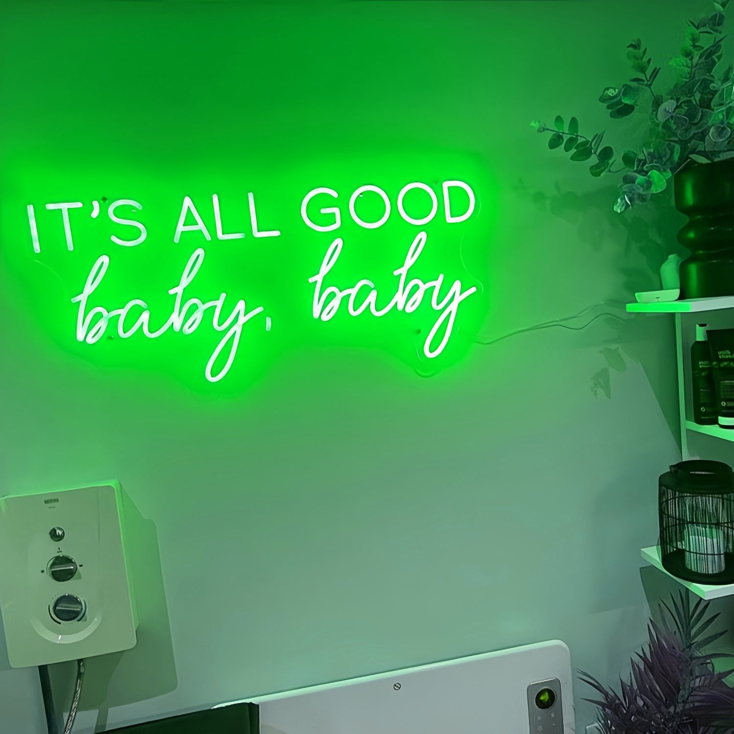 Its All Good Baby Baby Radiant Neon Sign | Shineneon
