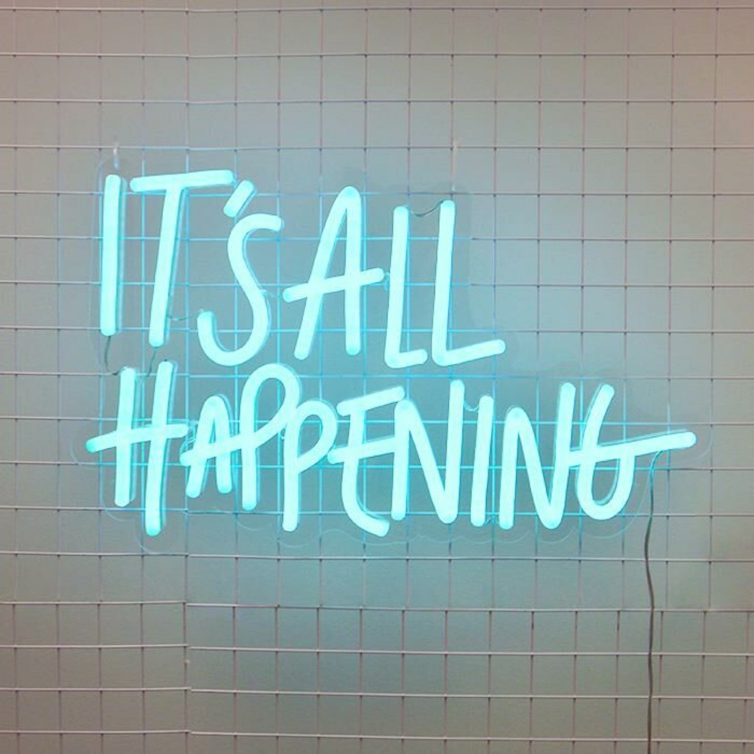 Its All Happening Neon Sign For Exciting And Vibrant Party Spaces | Shineneon