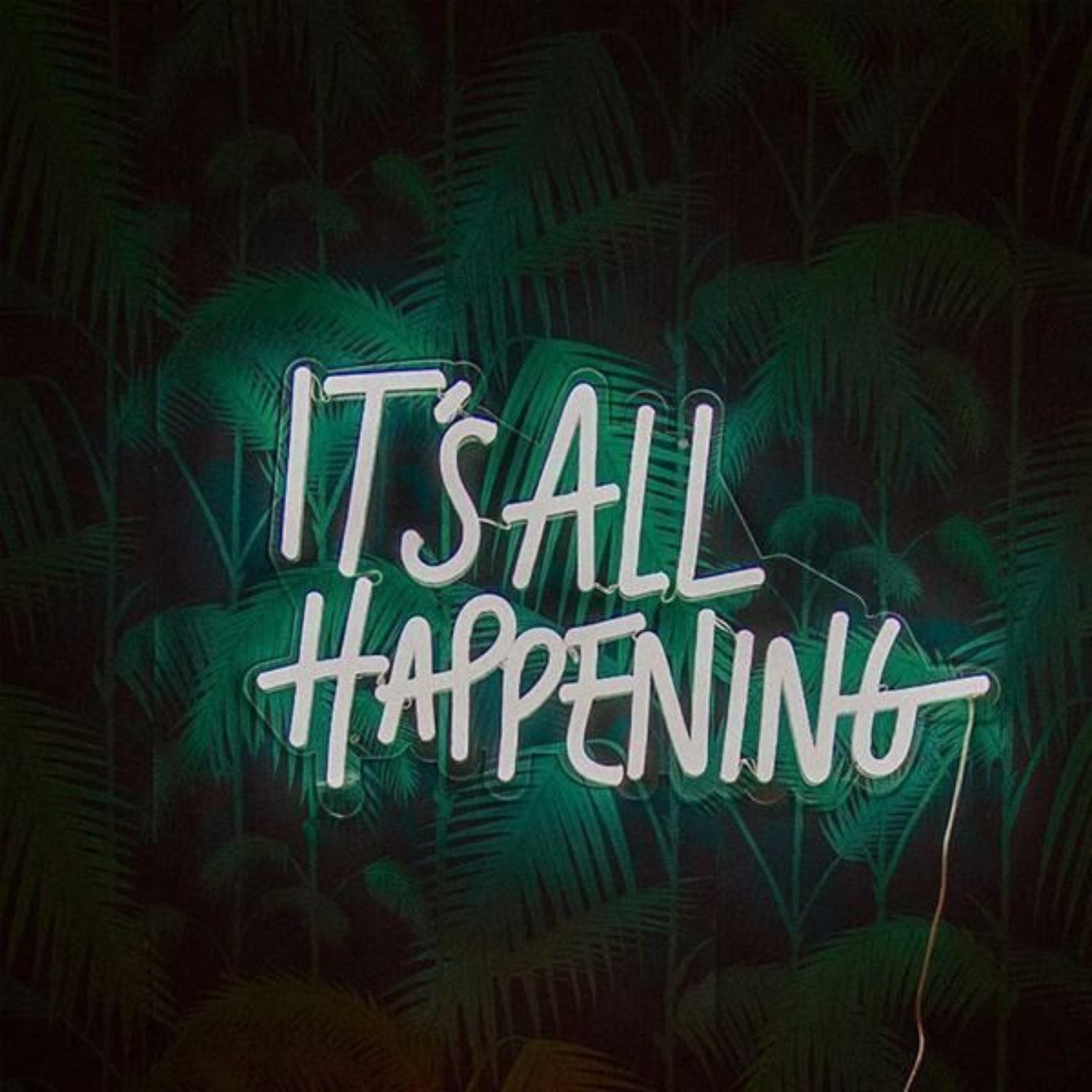 Its All Happening Neon Sign For Exciting And Vibrant Party Spaces | Shineneon