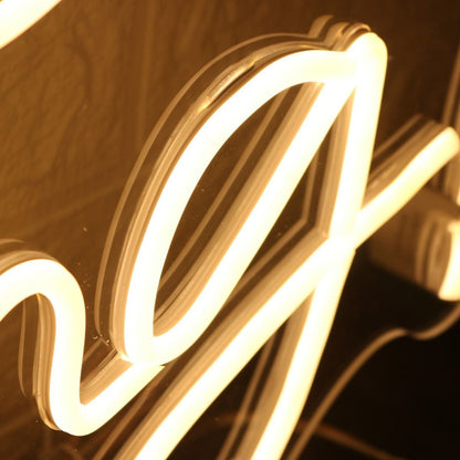 Its All Happening Yellow Led Neon Sign For Fun And Positive Spaces | Shineneon
