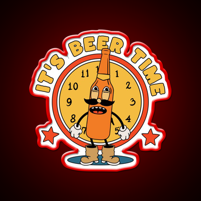 Its Beer Time Beer Bar Decor Led Neon Sign Rgb Color - LED neon sign view 10