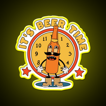 Its Beer Time Beer Bar Decor Led Neon Sign Rgb Color - LED neon sign view 7