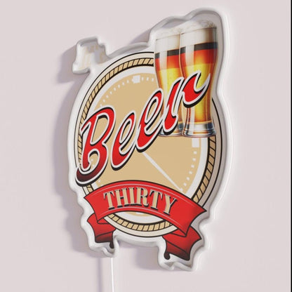 Its Beer Time Beer Garden Beer Fest Save Water Drink Rgb Led Neon Sign - Shineneon