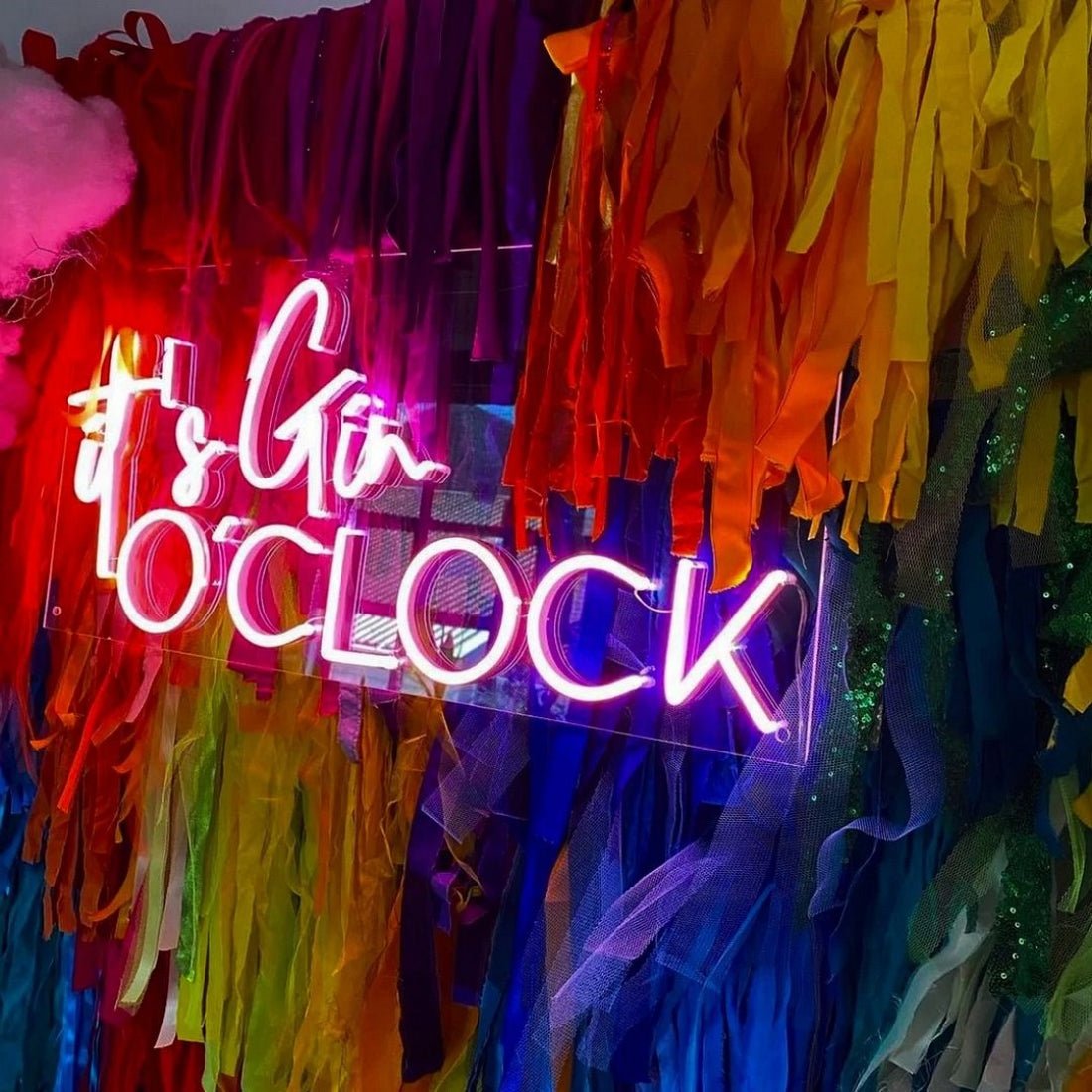 Its Gin Oclock Led Sign Business Neon Sign - Shineneon