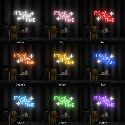 Its Glow Time LED Neon Sign - 05 Color Grid