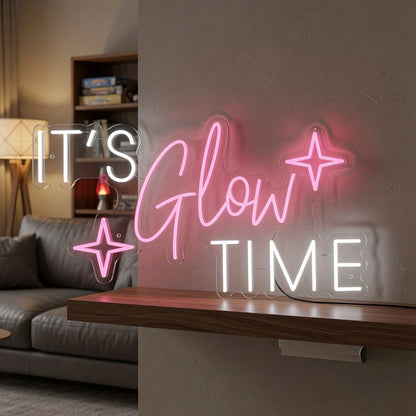 It's Glow Time LED Neon Sign Bedroom Decor - 02 High-Converting Product Image