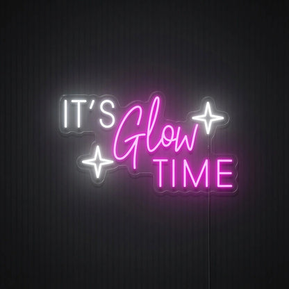 It's Glow Time LED Neon Sign Home Decor - 01 Original Product Image
