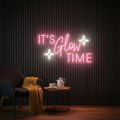 It's Glow Time LED Neon Sign Home Decor - 03 Real Lifestyle Scene